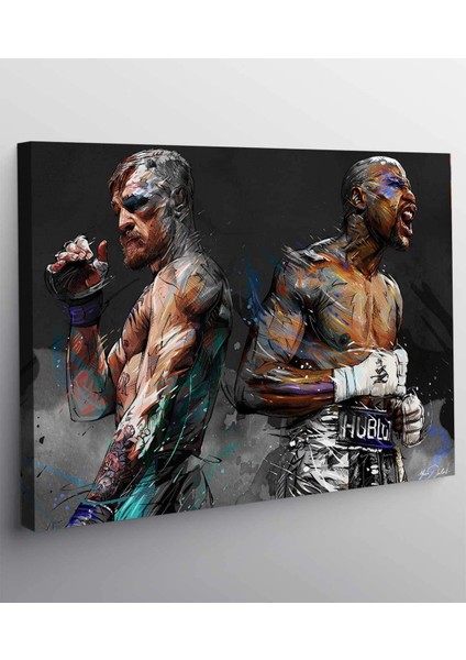 Mayweather Vs Mcgregor Kanvas Tablo fiyatları