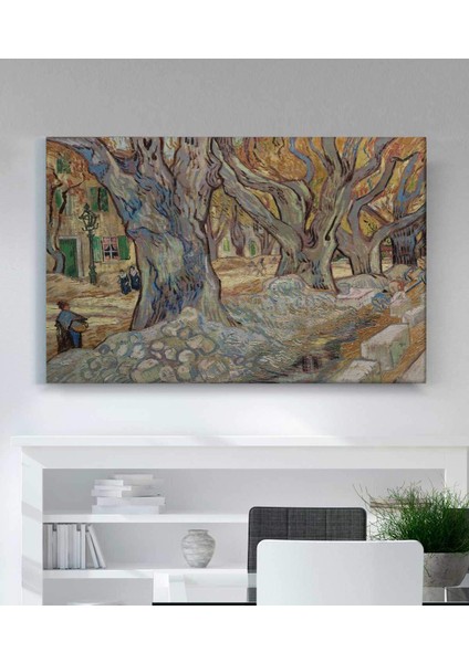Vincent Van Gogh Yol Işçileri Kanvas Tablo