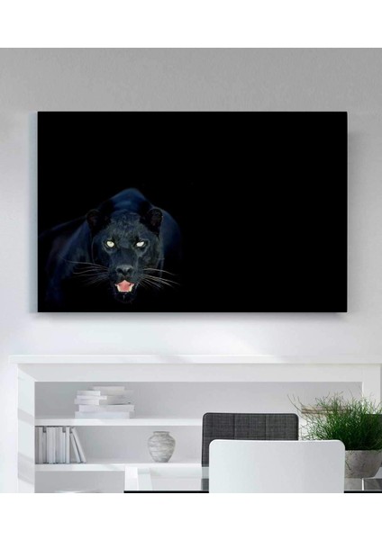 Siyah Panter Kanvas Tablo