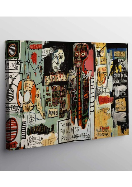 Jean-Michel Basquiat - Notary Kanvas Tablo