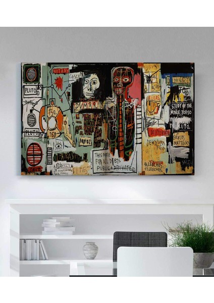 Jean-Michel Basquiat - Notary Kanvas Tablo