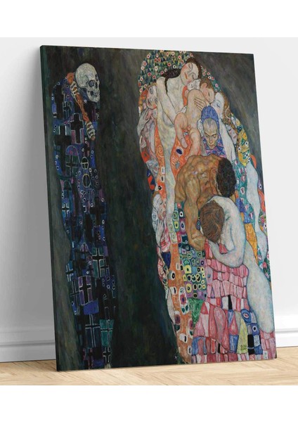 Gustav Klimt Ölüm ve Yaşam Kanvas Tablo fiyatları