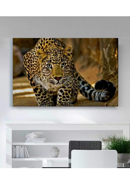 Leopar Kanvas Tablo