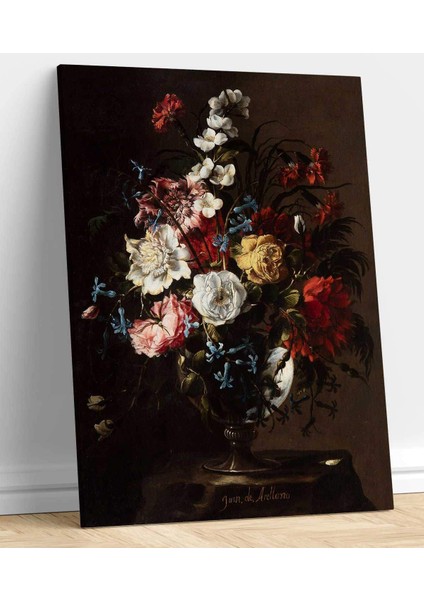 Vazoda Güzel Çiçekler Kanvas Tablo fiyatları