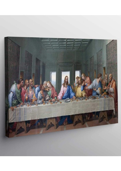 Leonardo Da Vinci'nin Son Akşam Yemeği Kanvas Tablo fiyatları