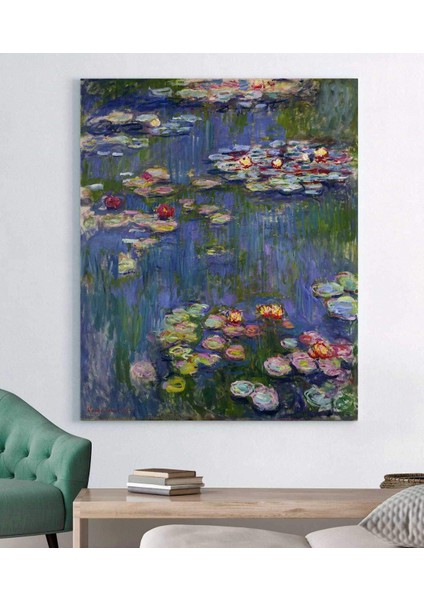 Claude Monet - Water Lilies Kanvas Tablosu