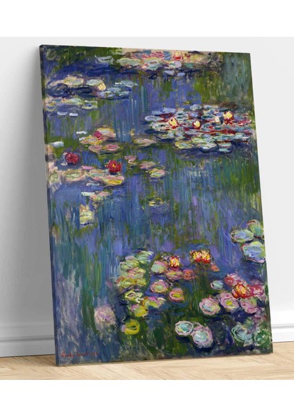 Claude Monet - Water Lilies Kanvas Tablosu