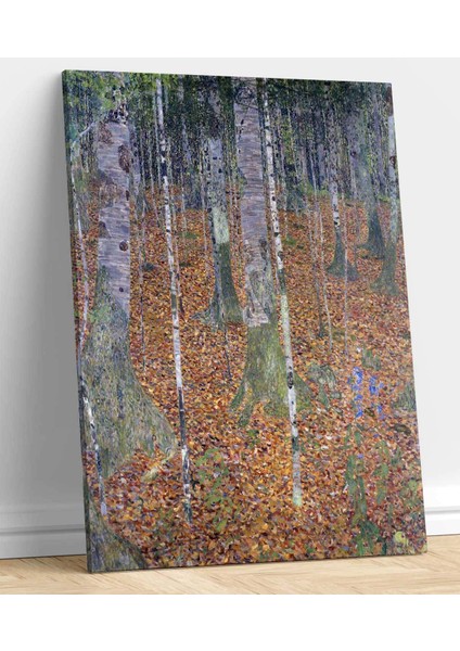 Gustav Klimt Birch Forest Kanvas Tablo
