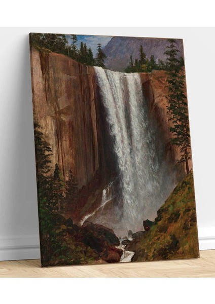 Albert Bierstadt Vernal Fall Kanvas Tablo