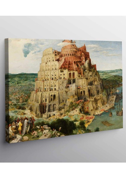 Pieter Bruegel Babil Kulesi Kanvas Tablo