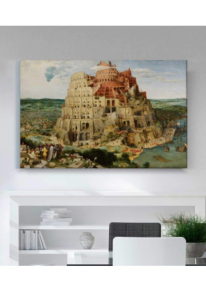 Pieter Bruegel Babil Kulesi Kanvas Tablo