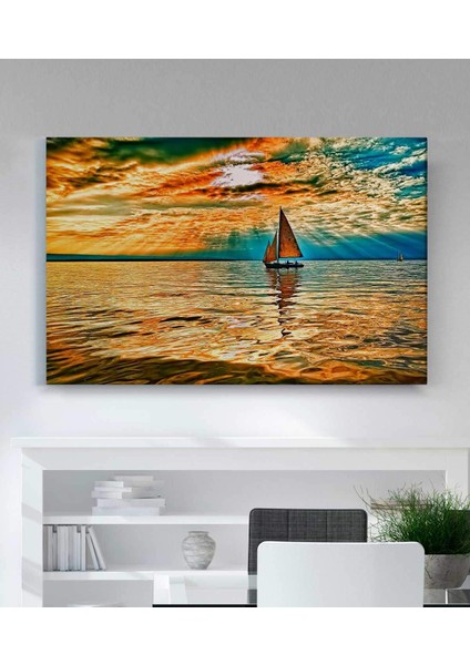 Deniz ve Yelkenli Kanvas Tablo fiyatları