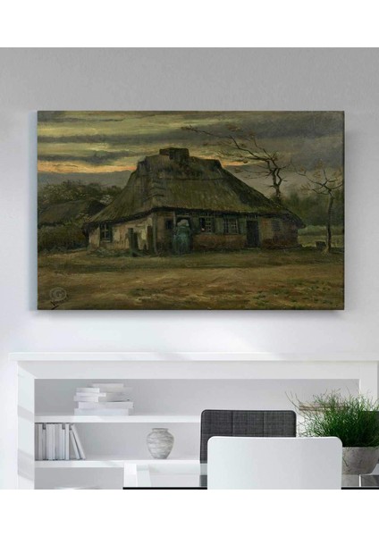 Vincent Van Gogh - Yazlık De Kulübe Kanvas Tablo