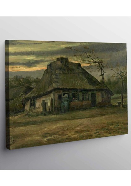 Vincent Van Gogh - Yazlık De Kulübe Kanvas Tablo