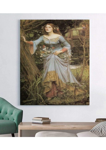 John William Waterhouse Ophelia Kanvas Tablo
