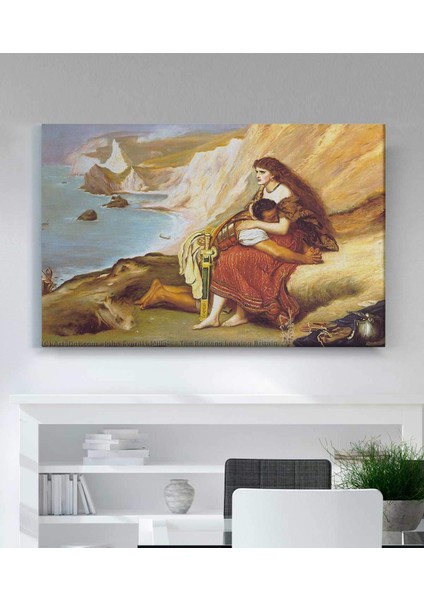 John Everett Millais Romalılar Ingiltere'den Ayrılıyor Kanvas Tablo fiyatları