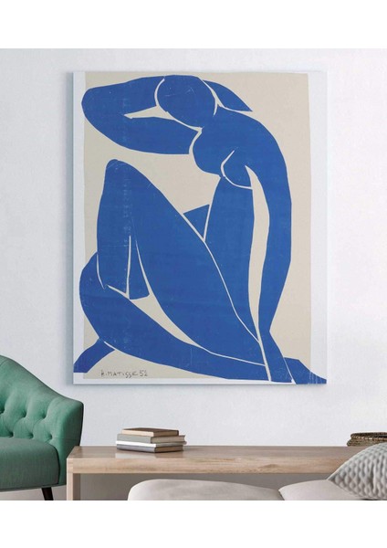 Henri Matisse Mavi Çıplak Kanvas Tablo