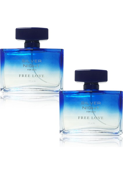 Silver Night ve Silver Night Edp Erkek Parfüm Seti 2 x 100 ml