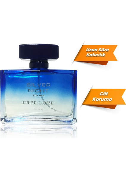 Silver Night ve Silver Night Edp Erkek Parfüm Seti 2 x 100 ml