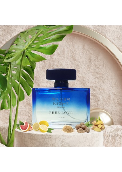 Silver Night ve Silver Night Edp Erkek Parfüm Seti 2 x 100 ml
