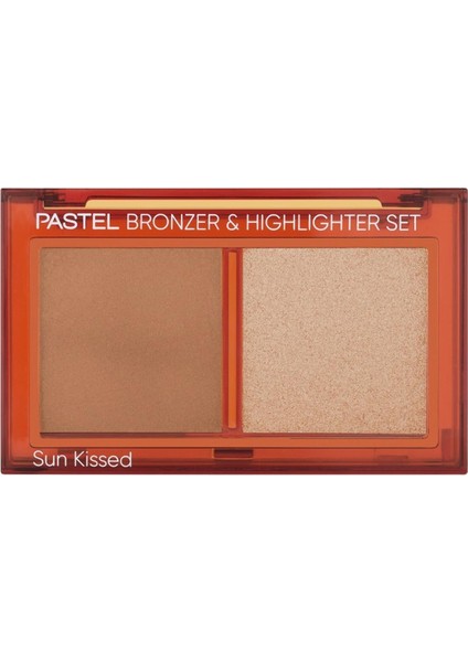 Profashion Bronzer & Highlighter Set Sun Kissed No:01 Natural Bronze & Soft Glow Bronzer