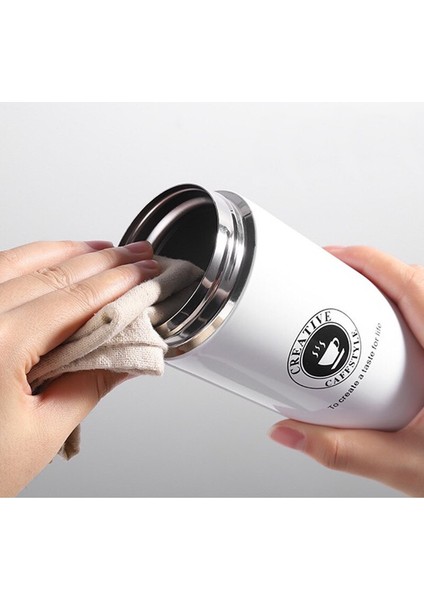 Çift Katmanlı Paslanmaz Çelik Termos Kupa Bardak 380 ml