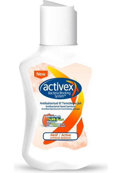 Activex Aktif Antibakteriyel El Temizleme Jeli 100 ml Antibakteriyel Jel