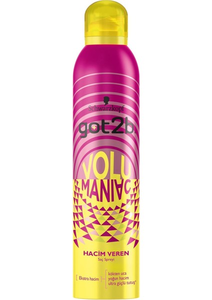 GOT2B Volumaniac Saç Spreyi 300 ml Saç Spreyi