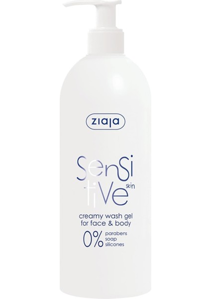 Hassas Cilt Sabunsuz Yüz ve Vücut Yıkama Jeli 400 ml Yüz Temizleyici