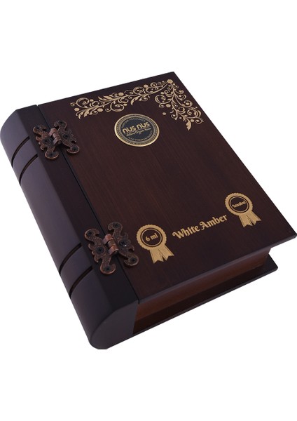 White Amber 6 ml Ahşap Kutu