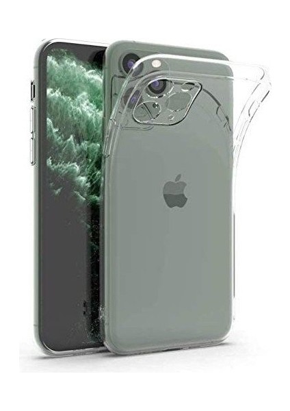 iPhone 11 Pro -Kamera Korumalı -Şeffaf Kılıf