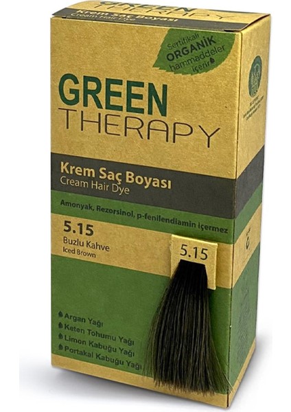 Krem Saç Boyası 5.15 Buzlu Kahve