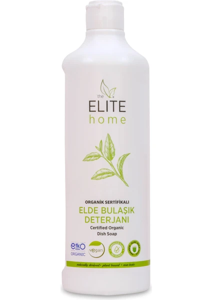 The Elite Home Organik Sertifikalı Elde Bulaşık Deterjanı 750 ml,portakal