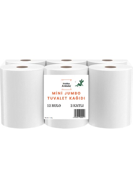 5 Koli Mini Jumbo Tuvalet Kağıdı 60 Rulo