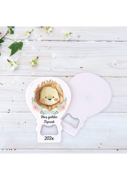 Balon Açacaklı Magnet Doğum Günü
