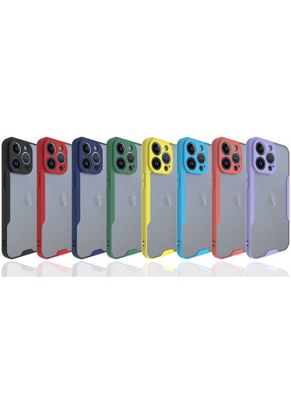 Apple iPhone 13 Pro Kılıf Kamera Korumalı Colorful Kapak - Siyah indirimleri