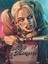 Harley Quinn 2 Sayılarla Boyama Seti 40 x 50 cm Tuval Şasesine Gerili) 1