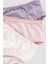 Çok Renkli Kız Çocuk Together Organic 3lü Slip Külot 5