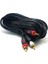 2rca 3,5mm 5m Stereo Kablo Gold 1