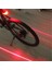 Su Geçırmez Bisiklet Bisiklet Işıkları Arka Lambaları LED Lazer Güvenlik Uyarısı Bisiklet Işıkları Bisiklet Kuyruğu Bisiklet Aksesuarları Işıkları (Yurt Dışından) 4