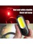 5 Mod Bisiklet Kuyruk Lambası Cob LED Bisiklet Lambası USB Şarj Edilebilir Mtb Arka Lamba Bisiklet Arka Lambası Bisiklet Güvenlik Kaskı Uyarı Işığı (Yurt Dışından) 2