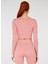 Naples Uzun Kol Crop Top Econyl Pembe 5