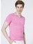 Polo Studio X Fabrika V Yaka Basic Pembe Triko 1