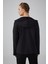 Kapüşonlu Cepli Sweatshirt Fermuarlı - Siyah 3