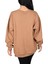 Oversıze Bisiklet Yaka Sweatshirt-Camel 3