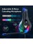 USB + 3.5mm 4 Pin Ayarlanabilir Rgb Işık Oyun Kulaklığı Siyah (Yurt Dışından) 2