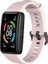 Huawei Band 6 Kordon 1-1 Uyumlu Silikon Kopçaklı Kordon Açık Pembe 1