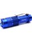 2 Adet Mini Zoom LED El Feneri Çift Amaçlı Geri Çekilebilir El Feneri-Mavi 1