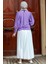 Neva Style -Balon Kollu Lila Tesettür Bluz 24271LILA 2