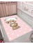 Ayıcık Çocuk Kaymaz Tabanlı Makinede Yıkanabilir Halı Kilim Yolluk Pembe 1